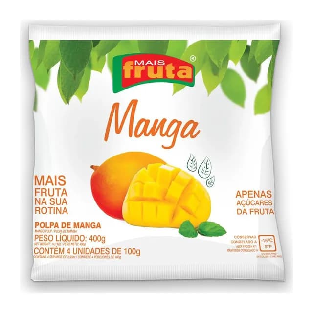Polpa Congelada MAIS FRUTA Manga 5x400g